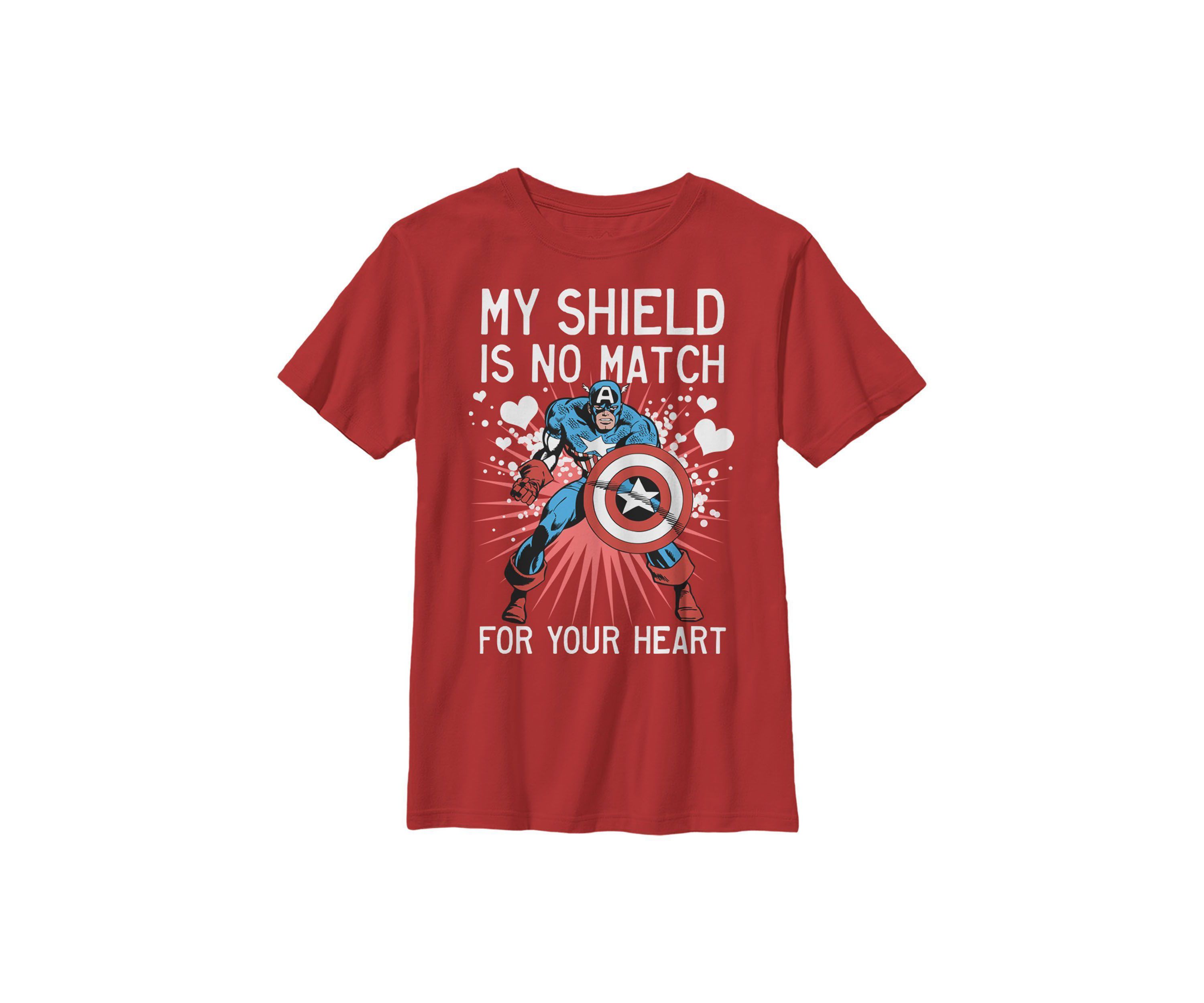 Capt Heart Shield Graphic T-Shirt