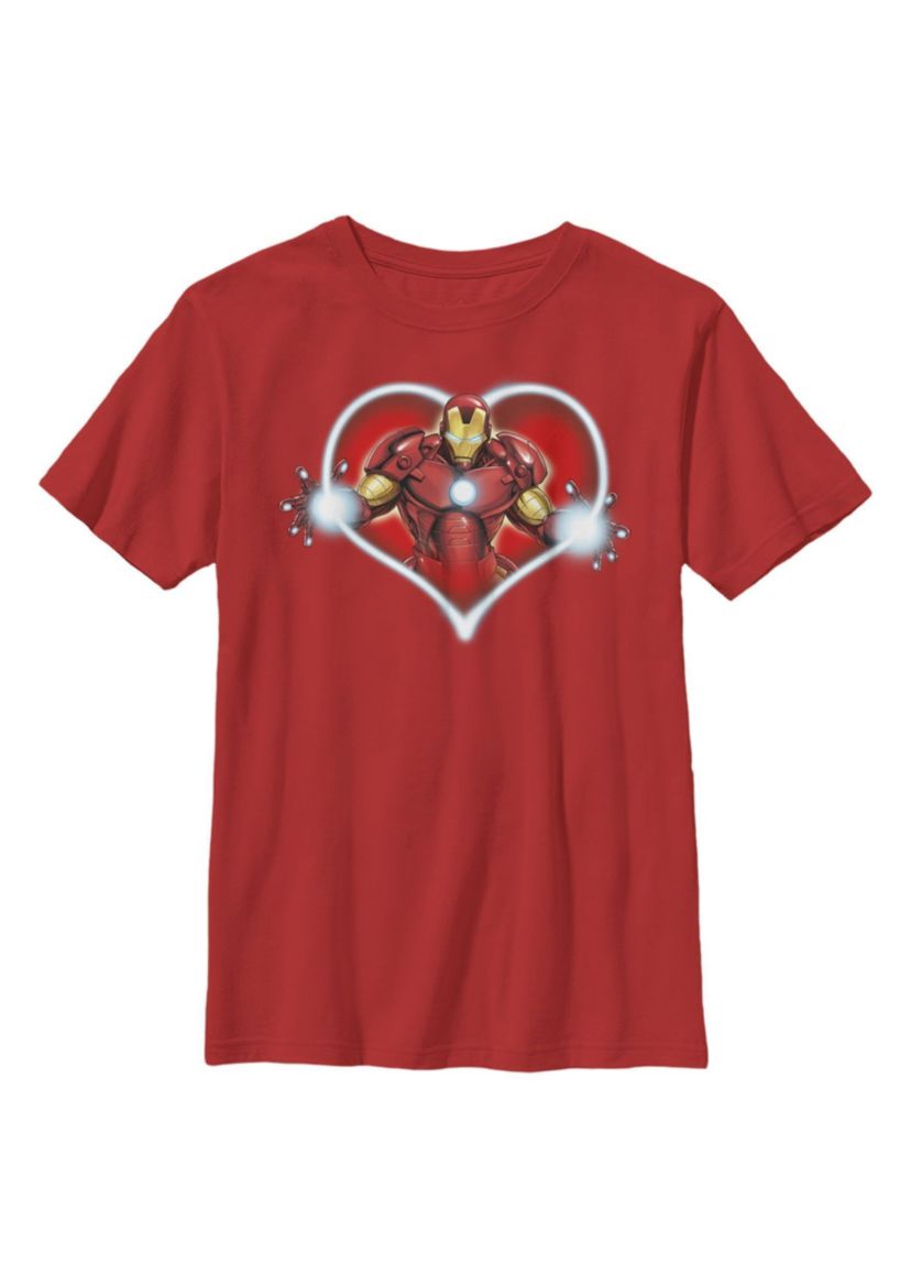 Iron Heart Blast Graphic T-Shirt