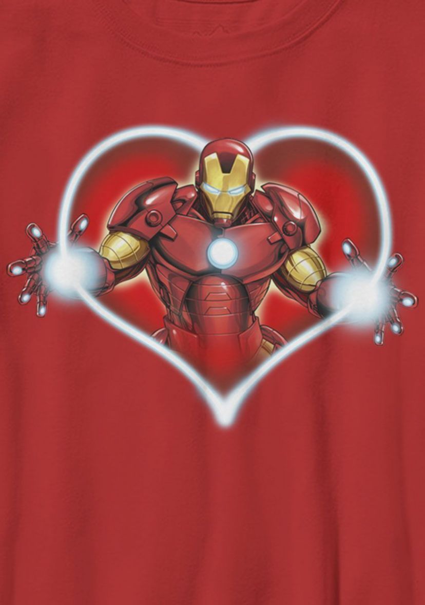 Iron Heart Blast Graphic T-Shirt