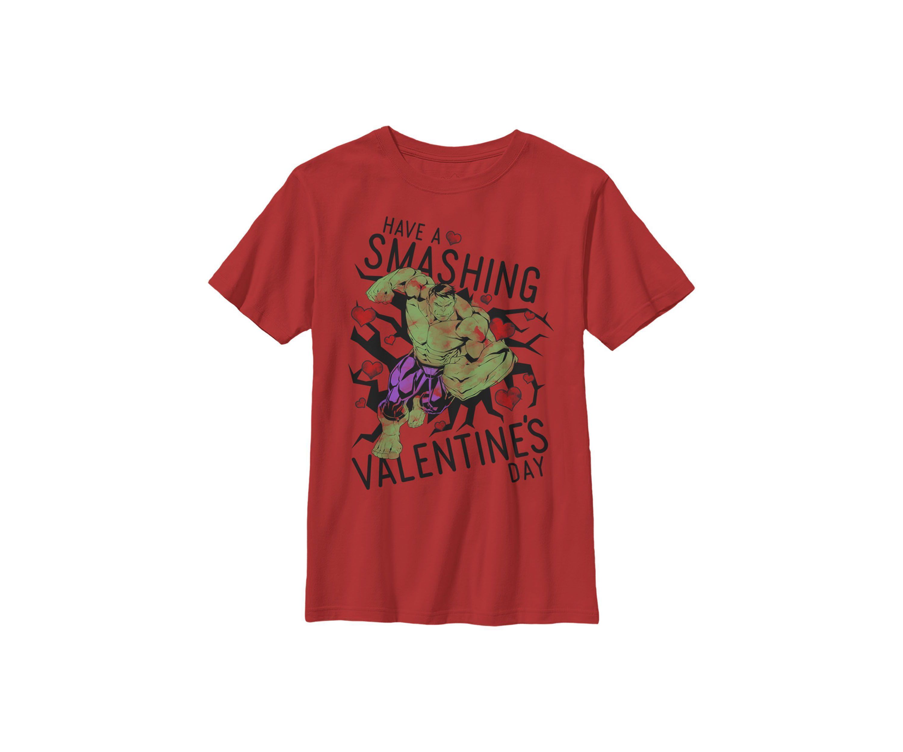 Smashing Vday Hulk Graphic T-Shirt