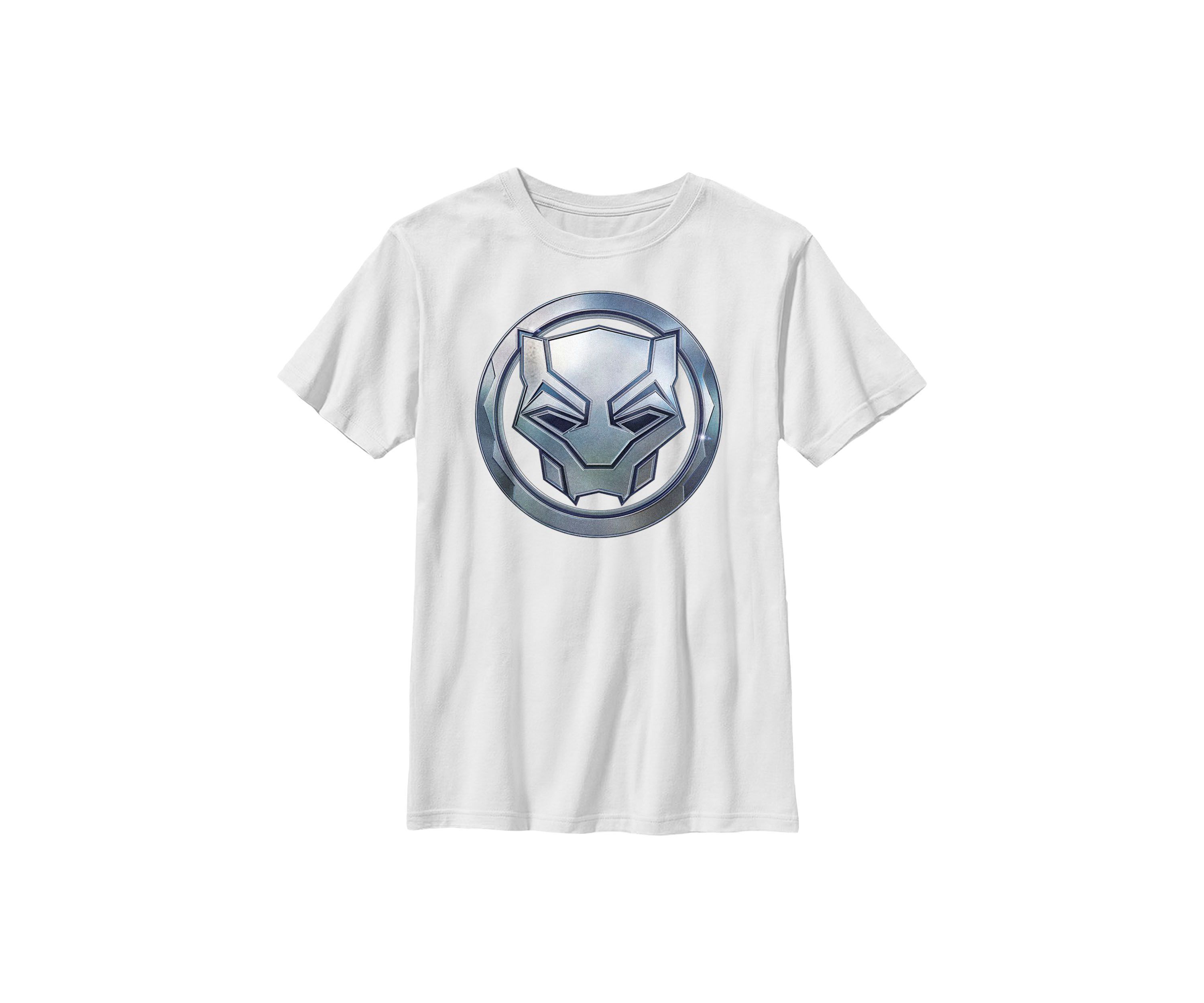 Black Panther Sigil Metal Graphic T-Shirt