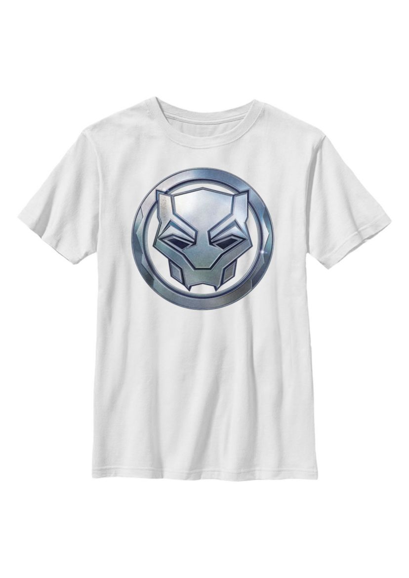 Black Panther Sigil Metal Graphic T-Shirt