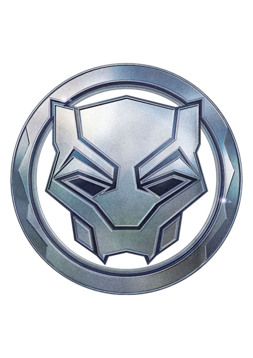 Black Panther Sigil Metal Graphic T-Shirt