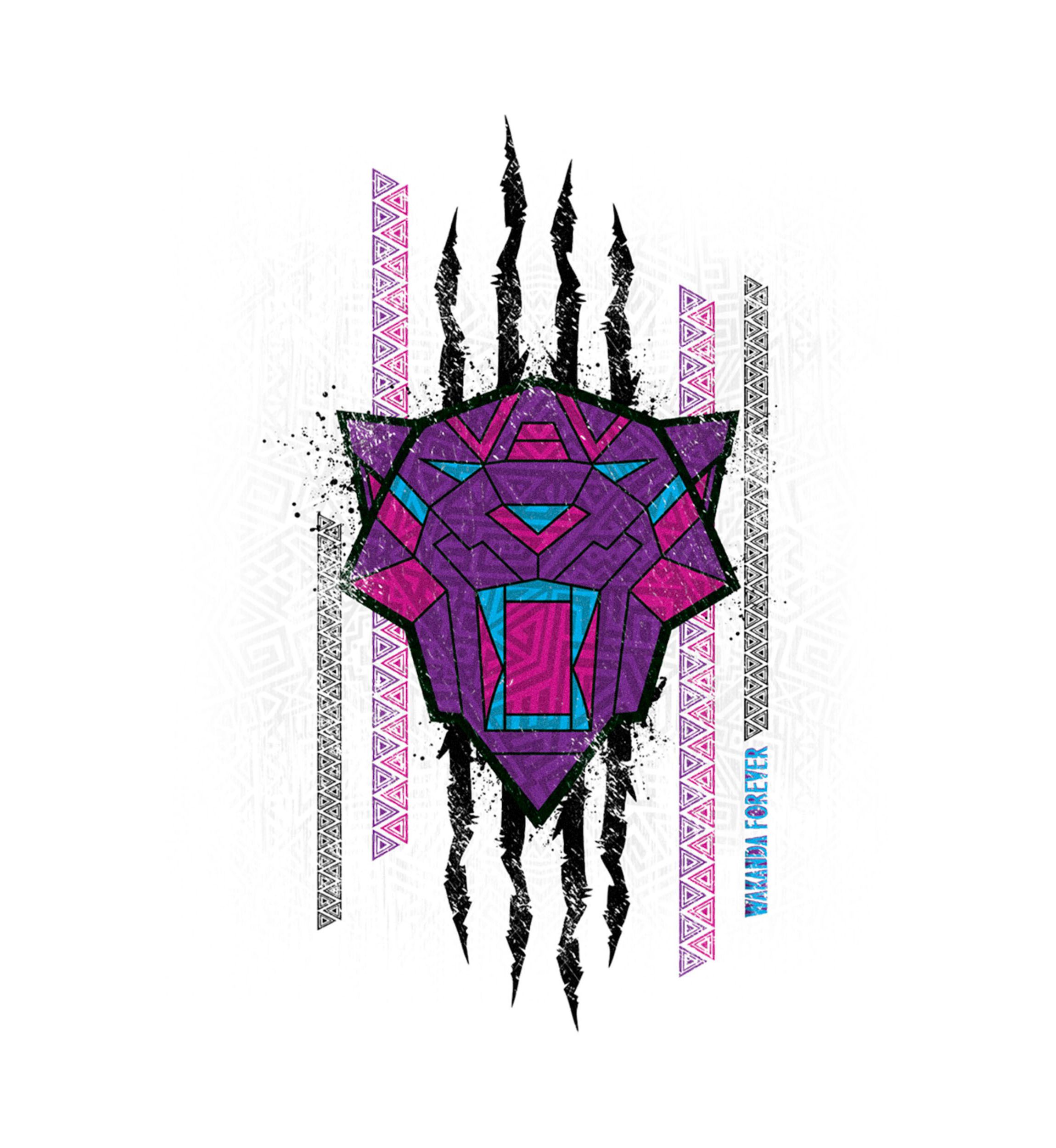 Panther Scratch Graphic T-Shirt