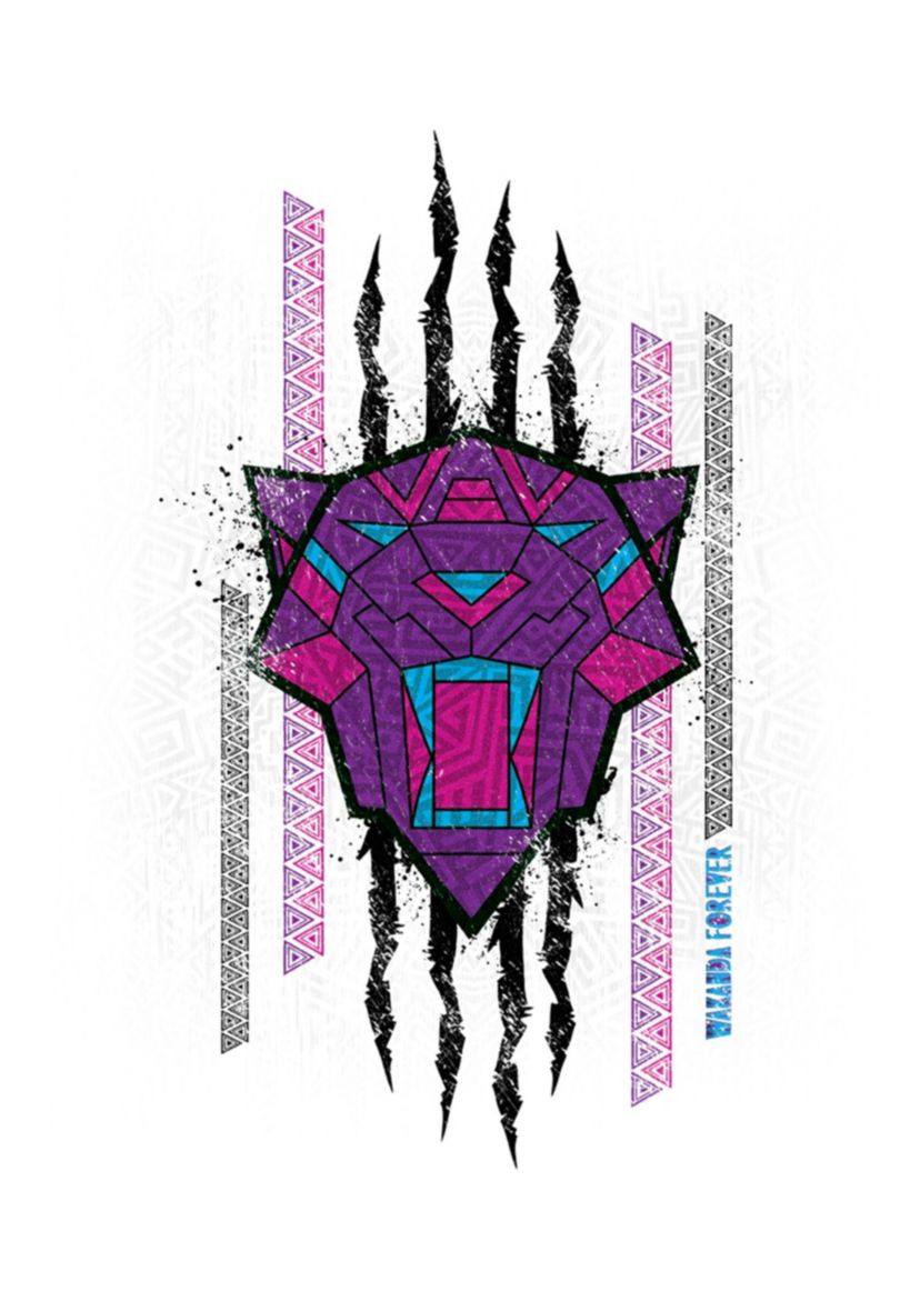 Panther Scratch Graphic T-Shirt