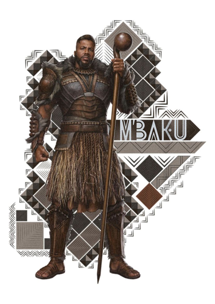 Mbaku Pattern Graphic T-Shirt