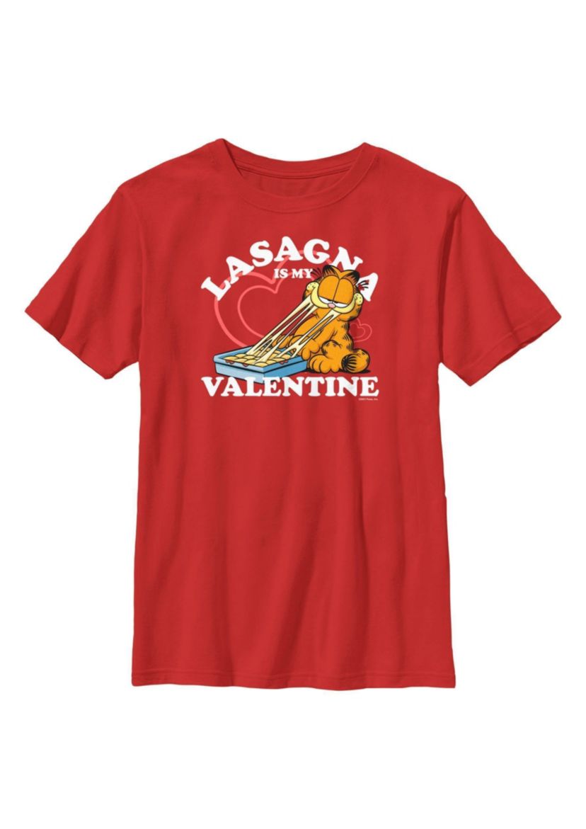 Lasagna Is My Valentine Graphic T-Shirt