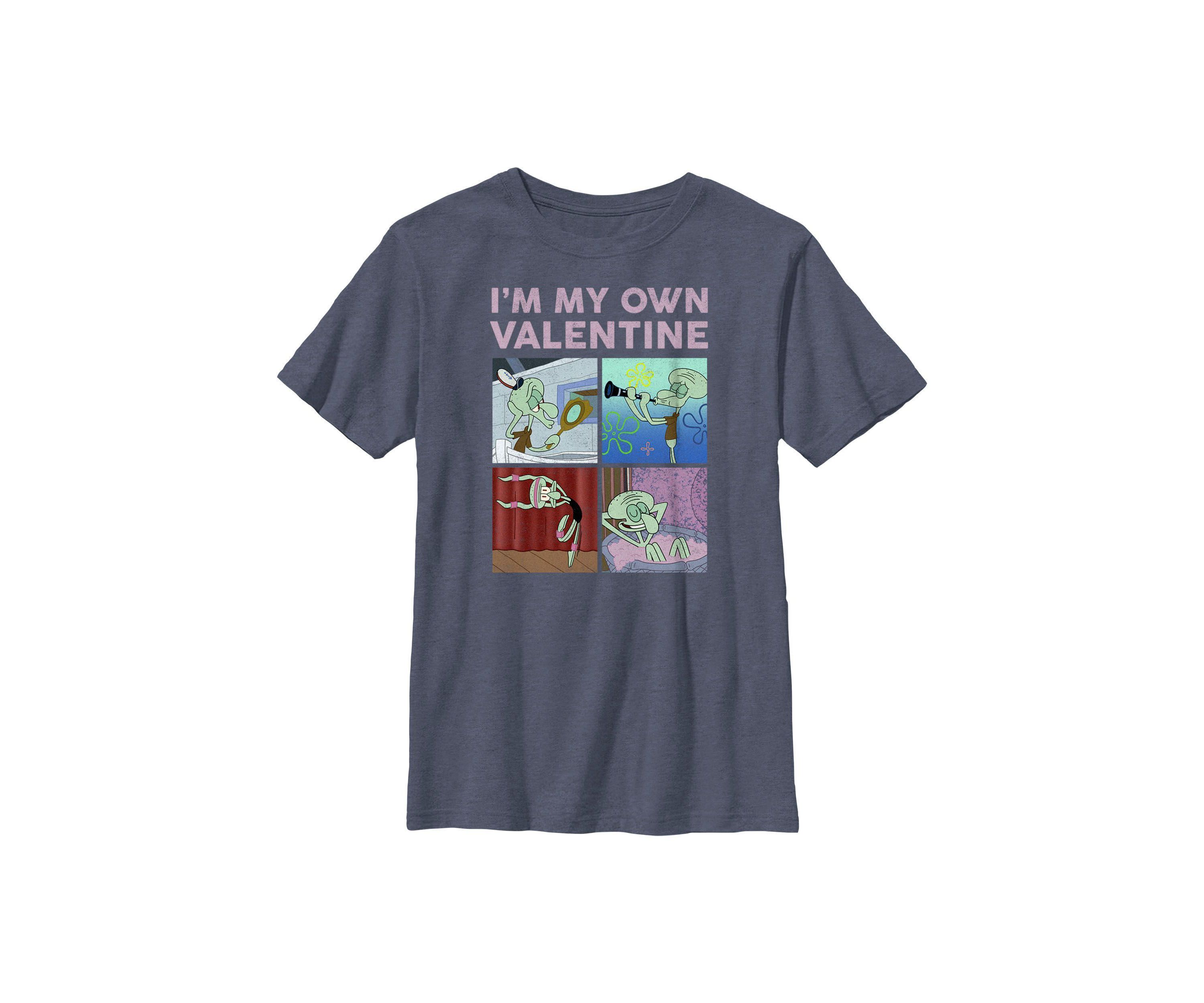 Squid Valentine Graphic T-Shirt