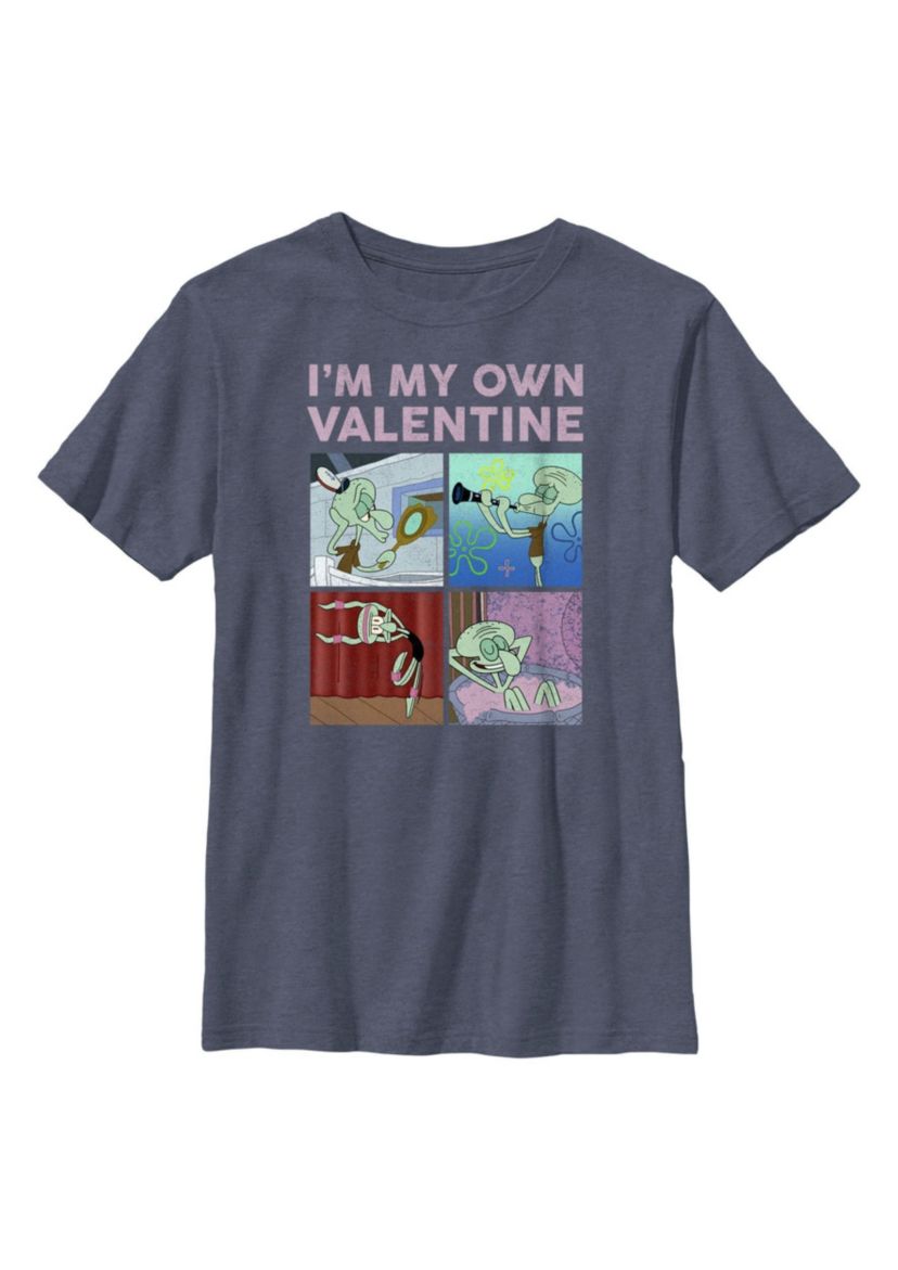 Squid Valentine Graphic T-Shirt