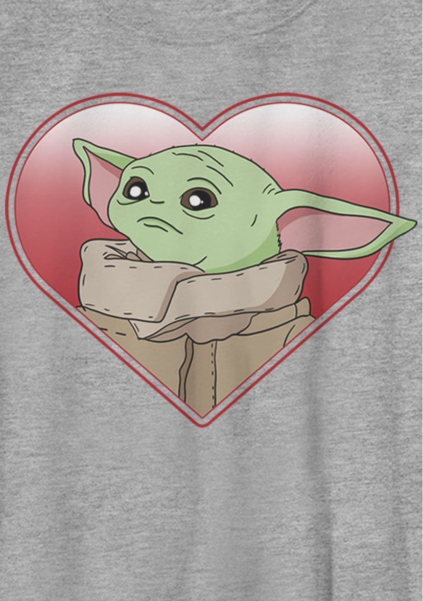 Heart Yoda Graphic T-Shirt