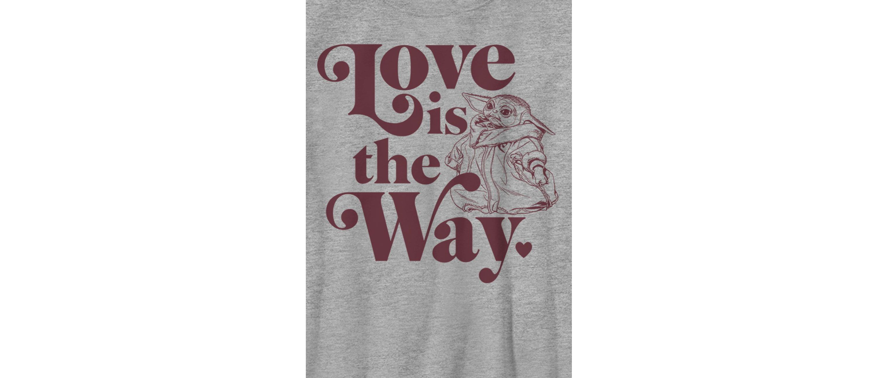 Love Is Grogu Graphic T-Shirt