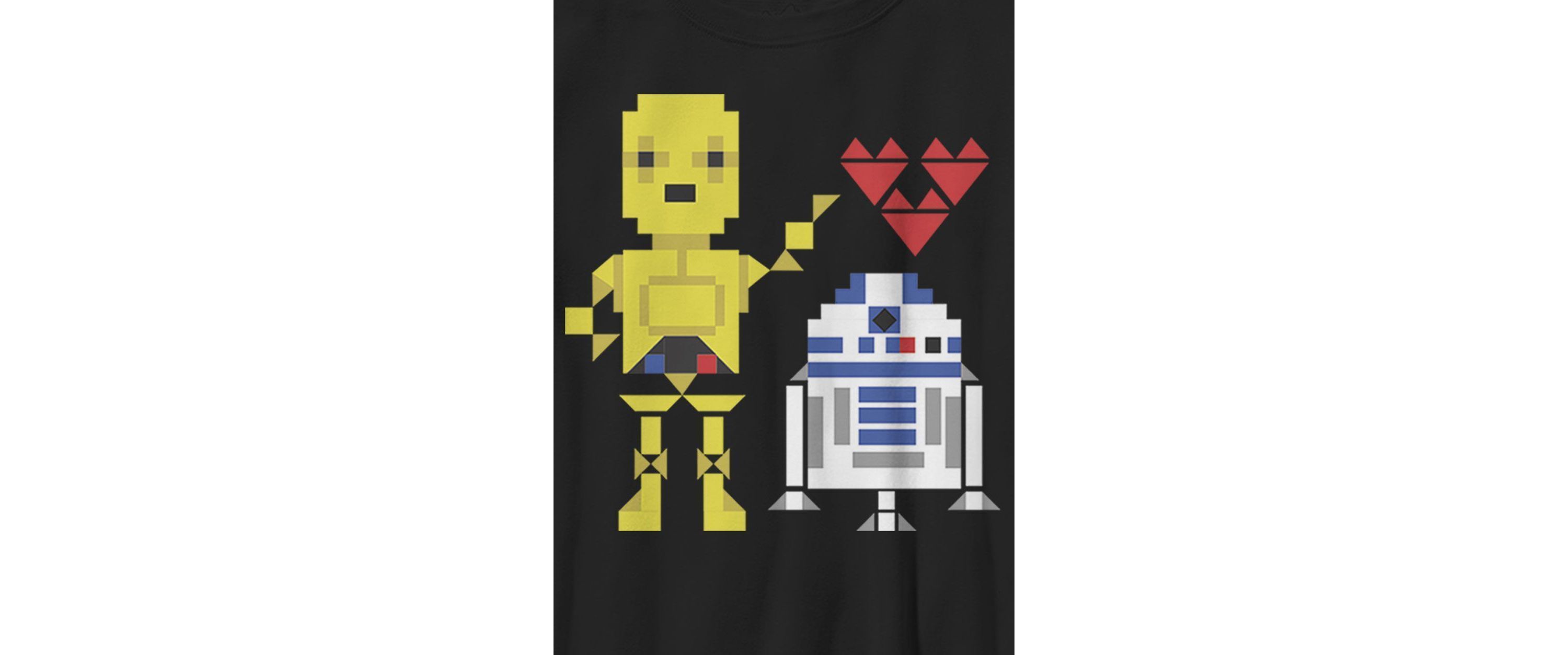 R2 C3Po Love Graphic T-Shirt