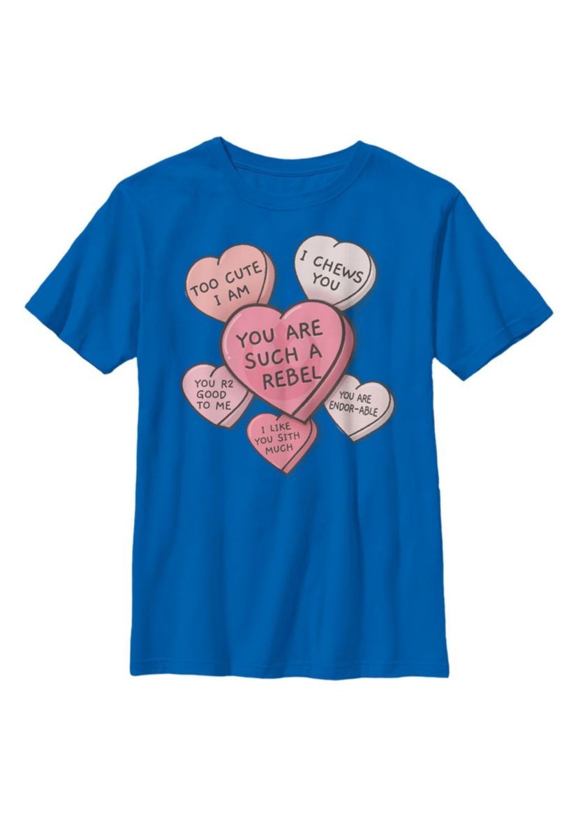 Candy Hearts Graphic T-Shirt
