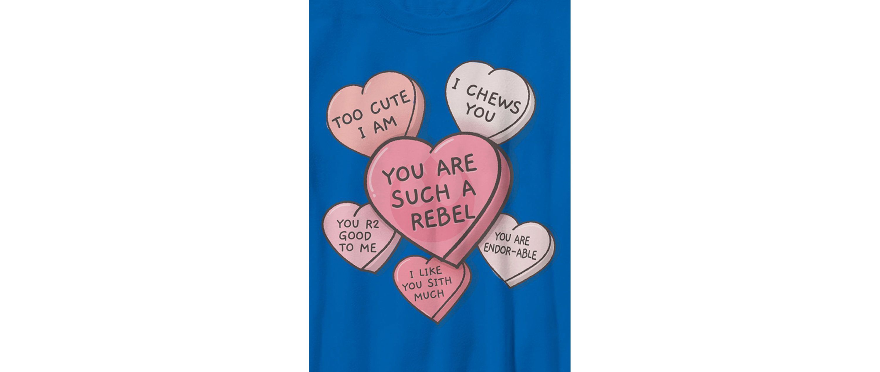 Candy Hearts Graphic T-Shirt