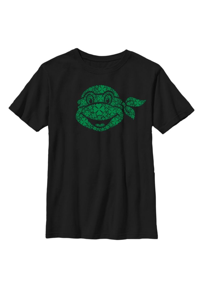 Turtle Clover Fill Graphic T-Shirt