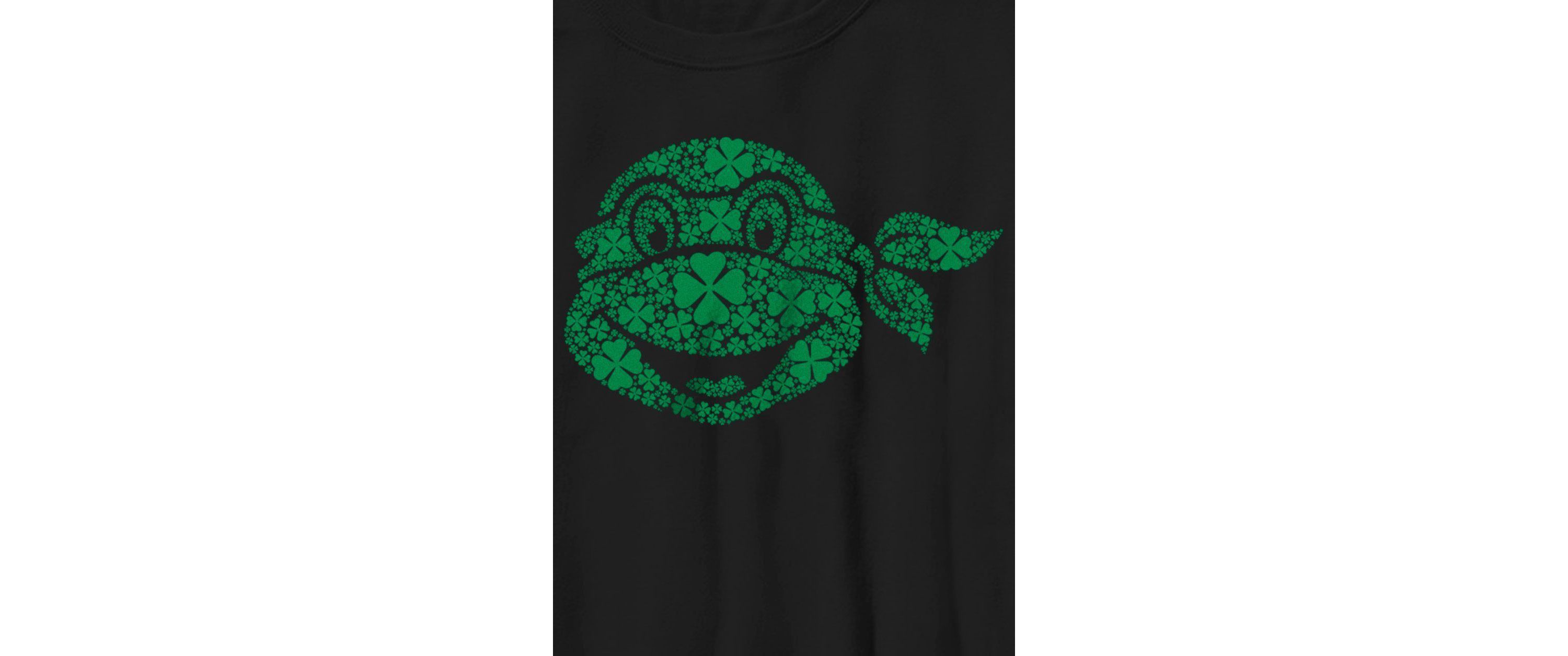 Turtle Clover Fill Graphic T-Shirt