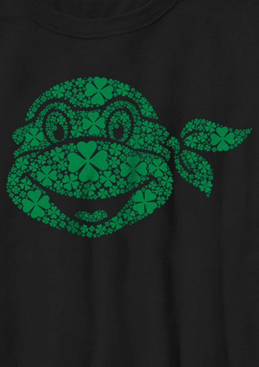 Turtle Clover Fill Graphic T-Shirt