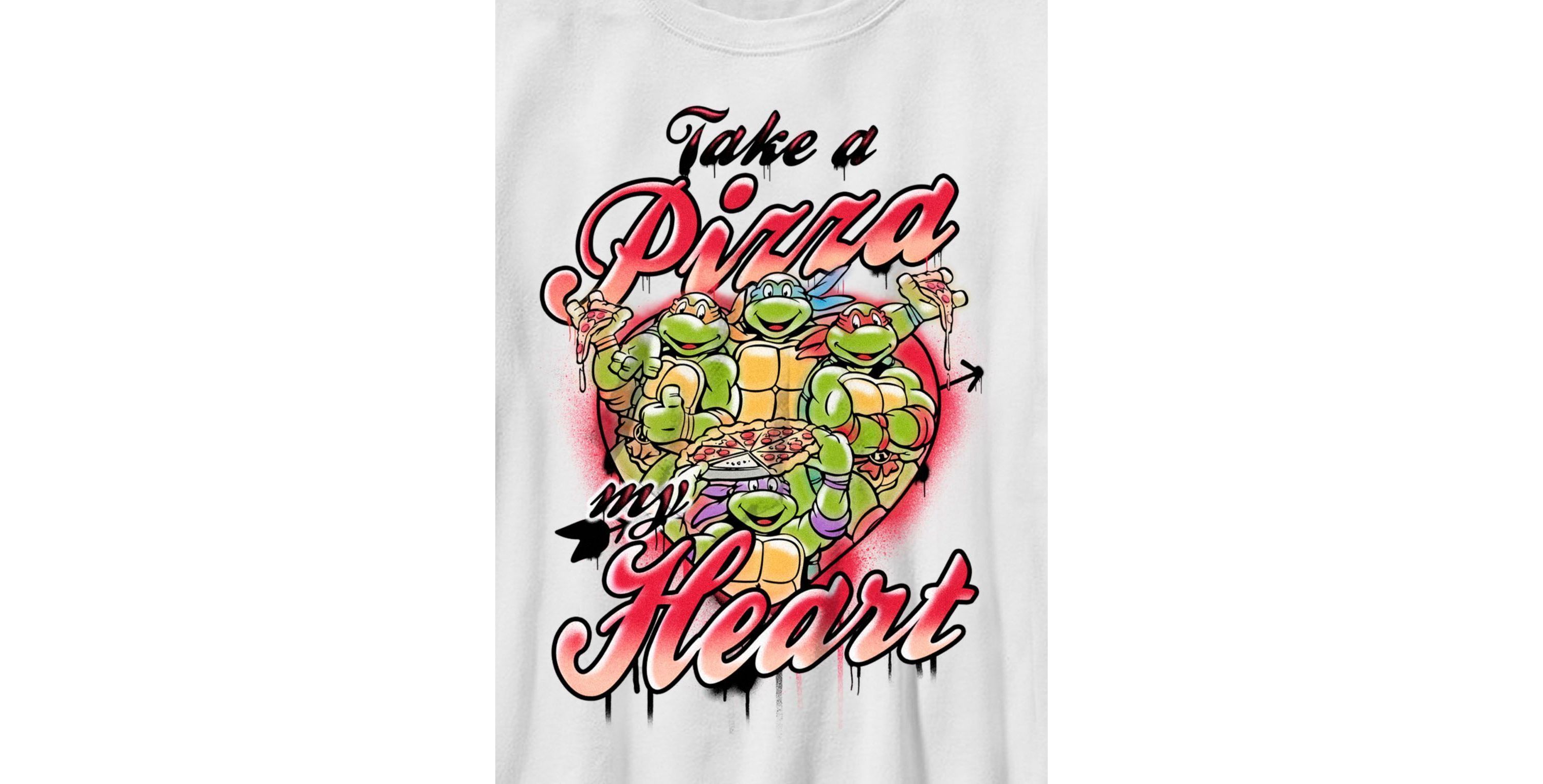Airbrush Turtles Graphic T-Shirt