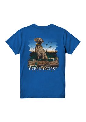 Ocean + Coast Boys 4-7 Graphic T-Shirt, Blue, Cotton