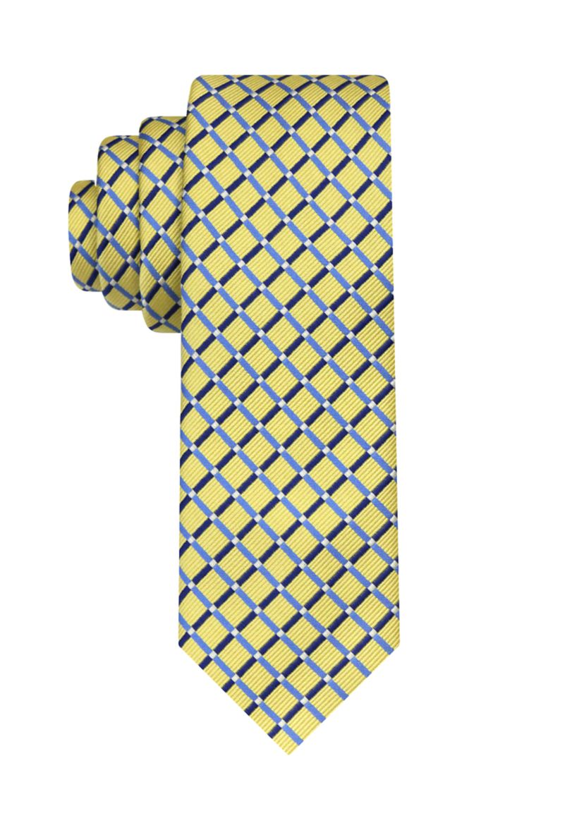 Boys Tight Grid Tie