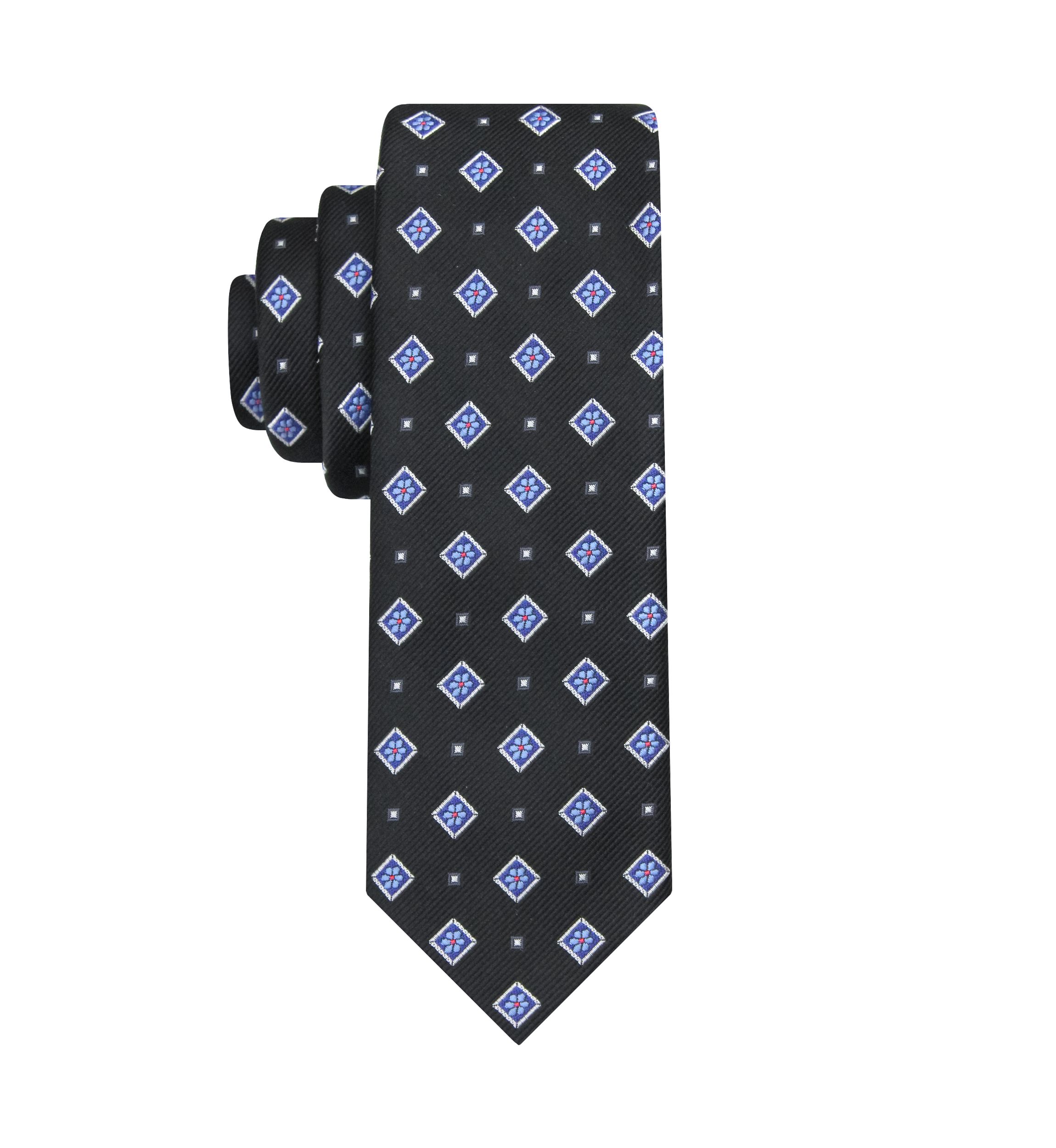 Boys Spaced Foulard Tie