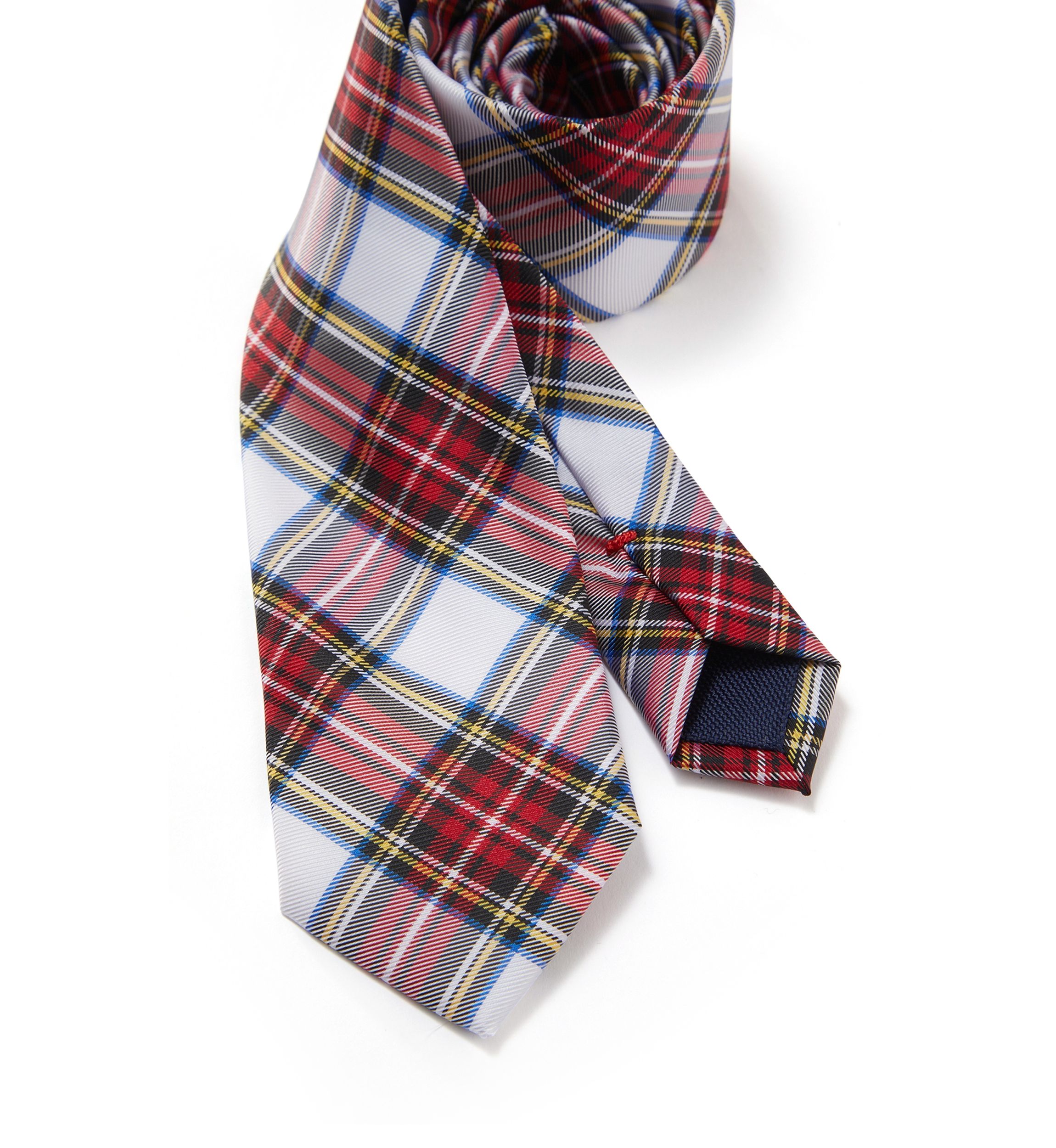 Boys Holiday Plaid Tie