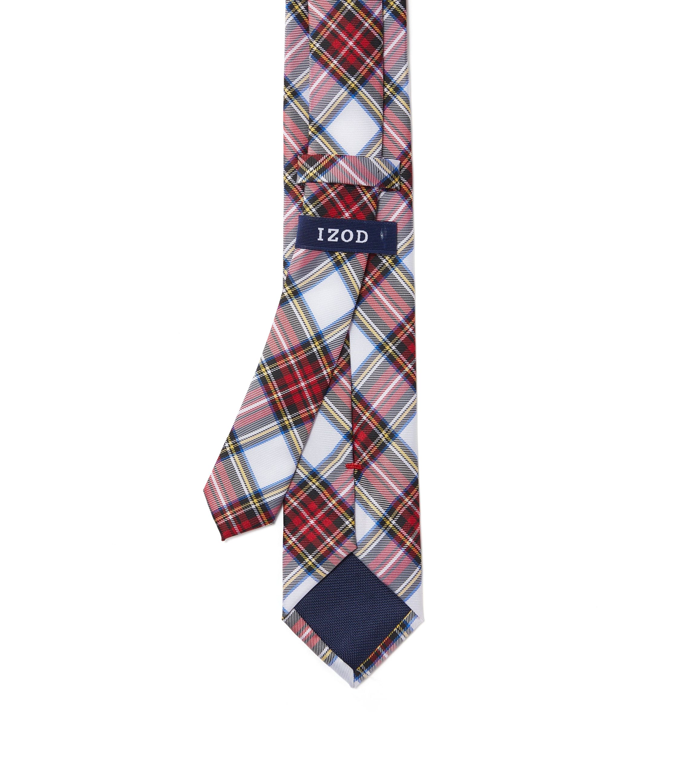 Boys Holiday Plaid Tie