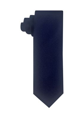 IZOD Boys Textured Tie, Navy Blue, 2XL Long