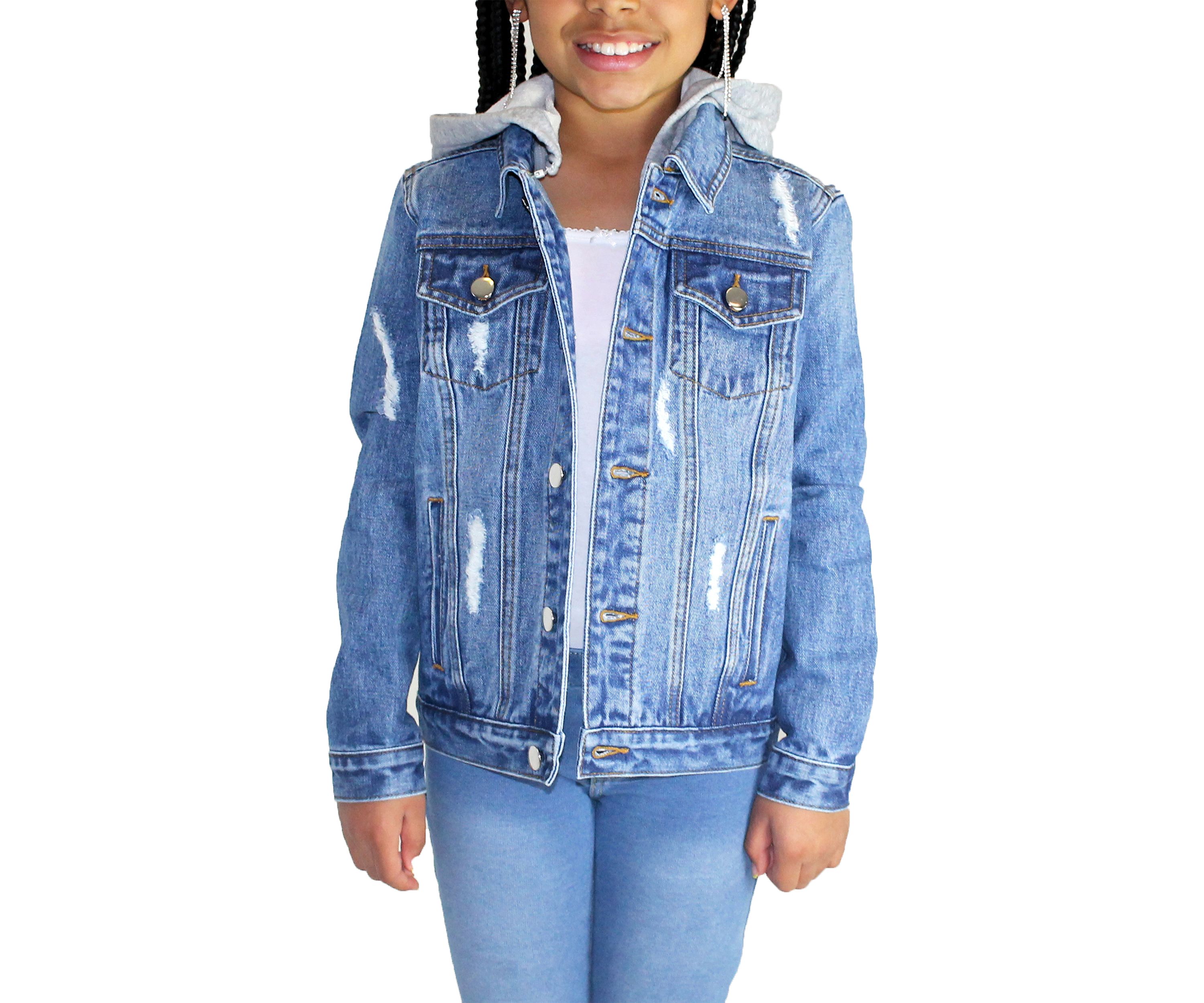 Boys 8-20 NCAA Alabama A&M Bulldogs Hooded Denim Jacket