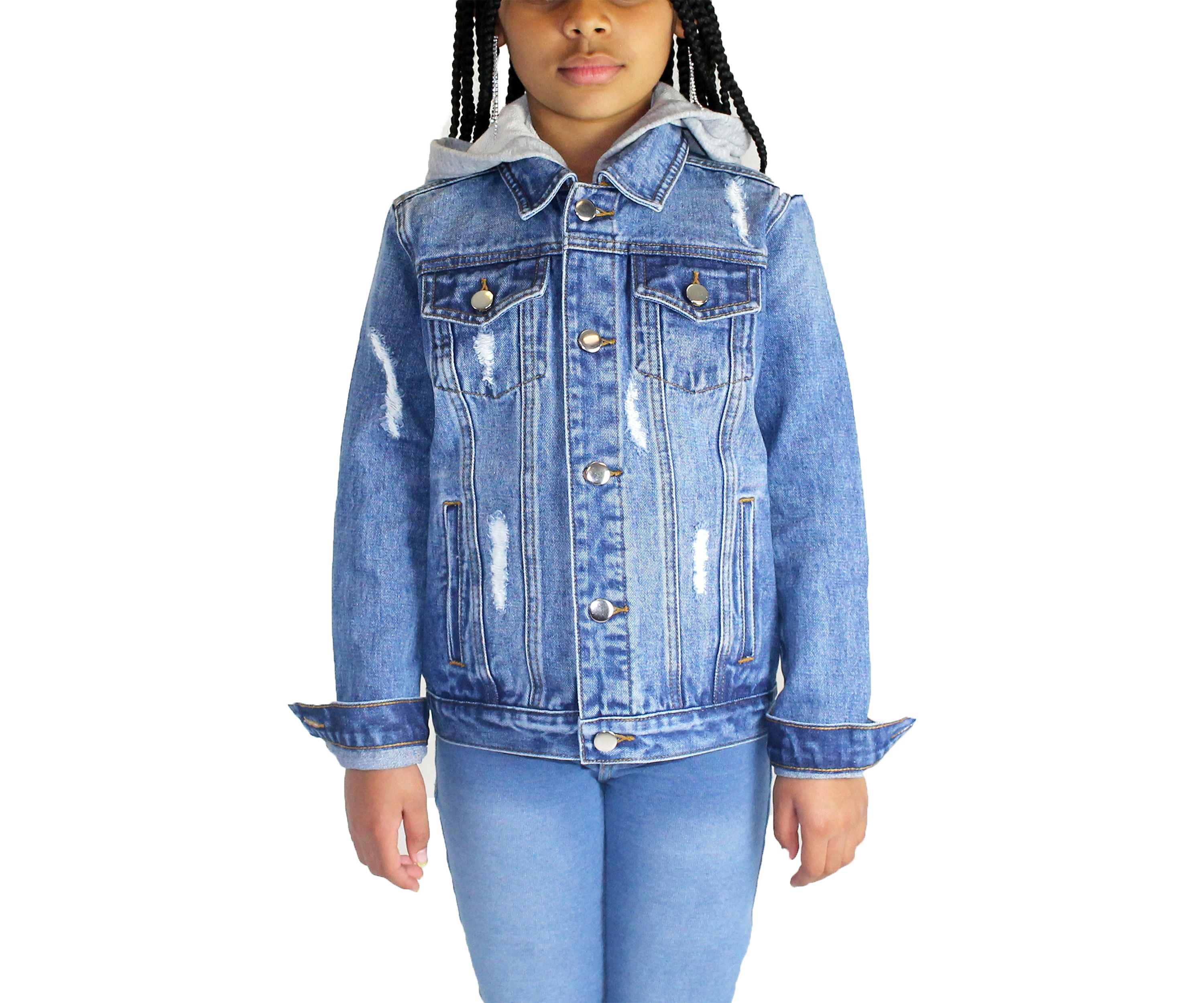 Boys 8-20 NCAA Alabama A&M Bulldogs Hooded Denim Jacket