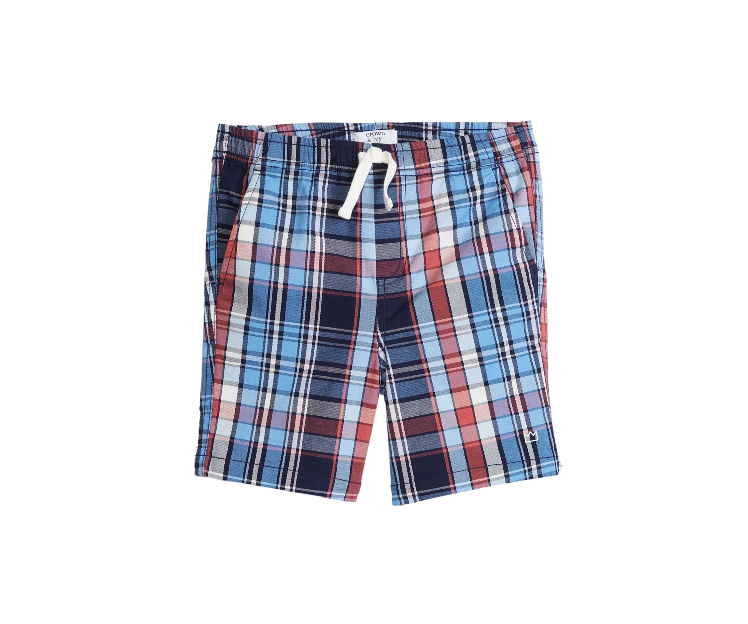 Boys 4-7 Plaid Shorts