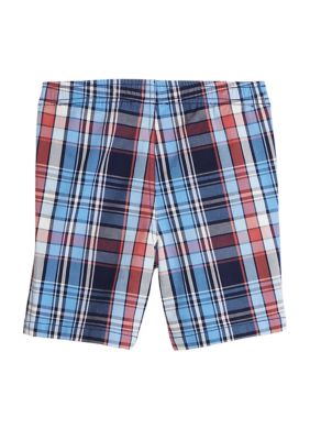 Boys 4-7 Plaid Shorts