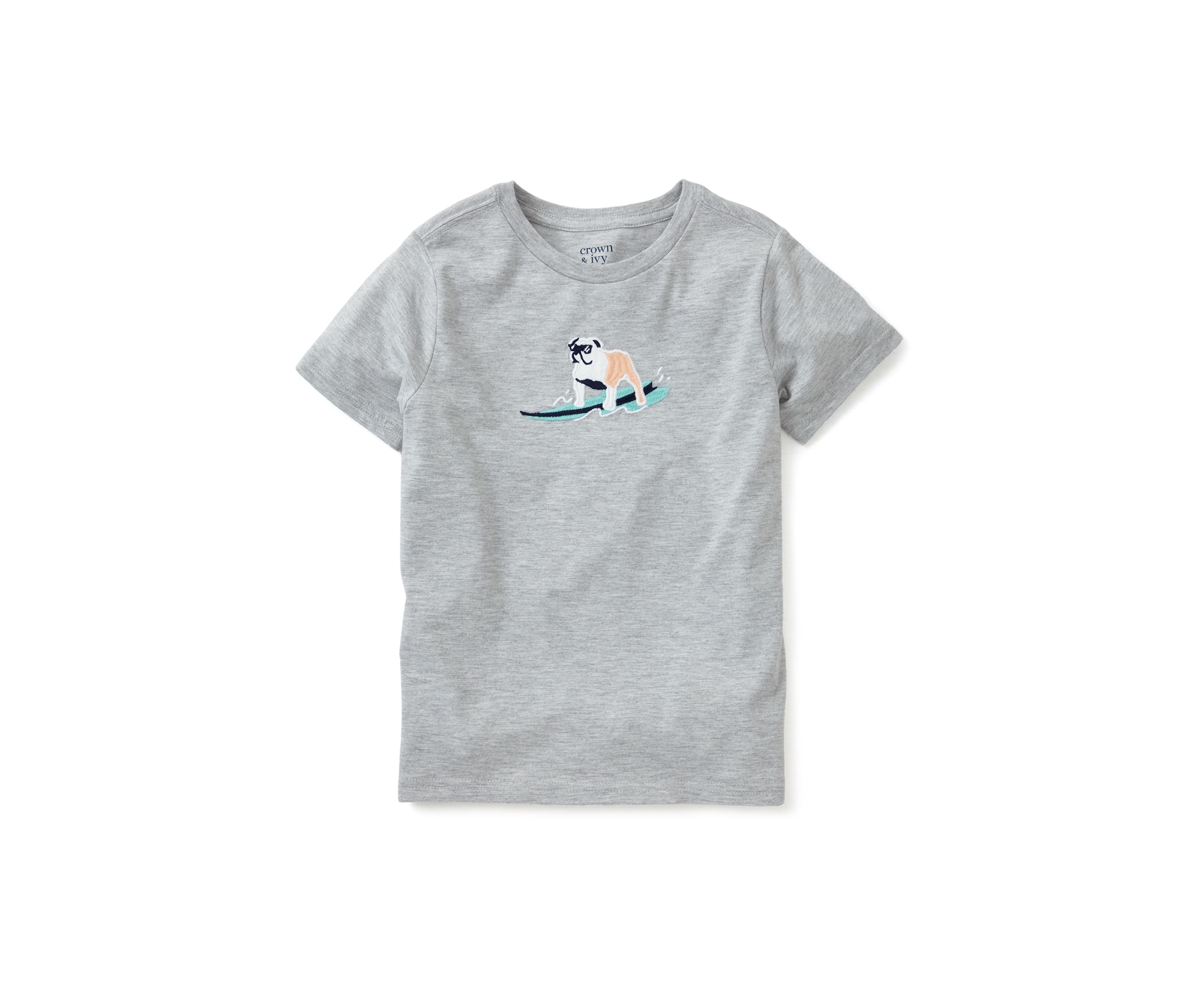 Boys 4-7 Short Sleeve Applique Graphic T-Shirt 