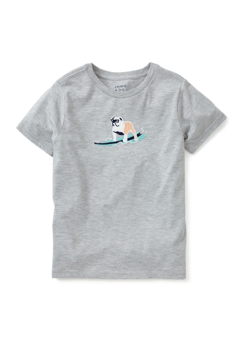 Boys 4-7 Short Sleeve Applique Graphic T-Shirt 