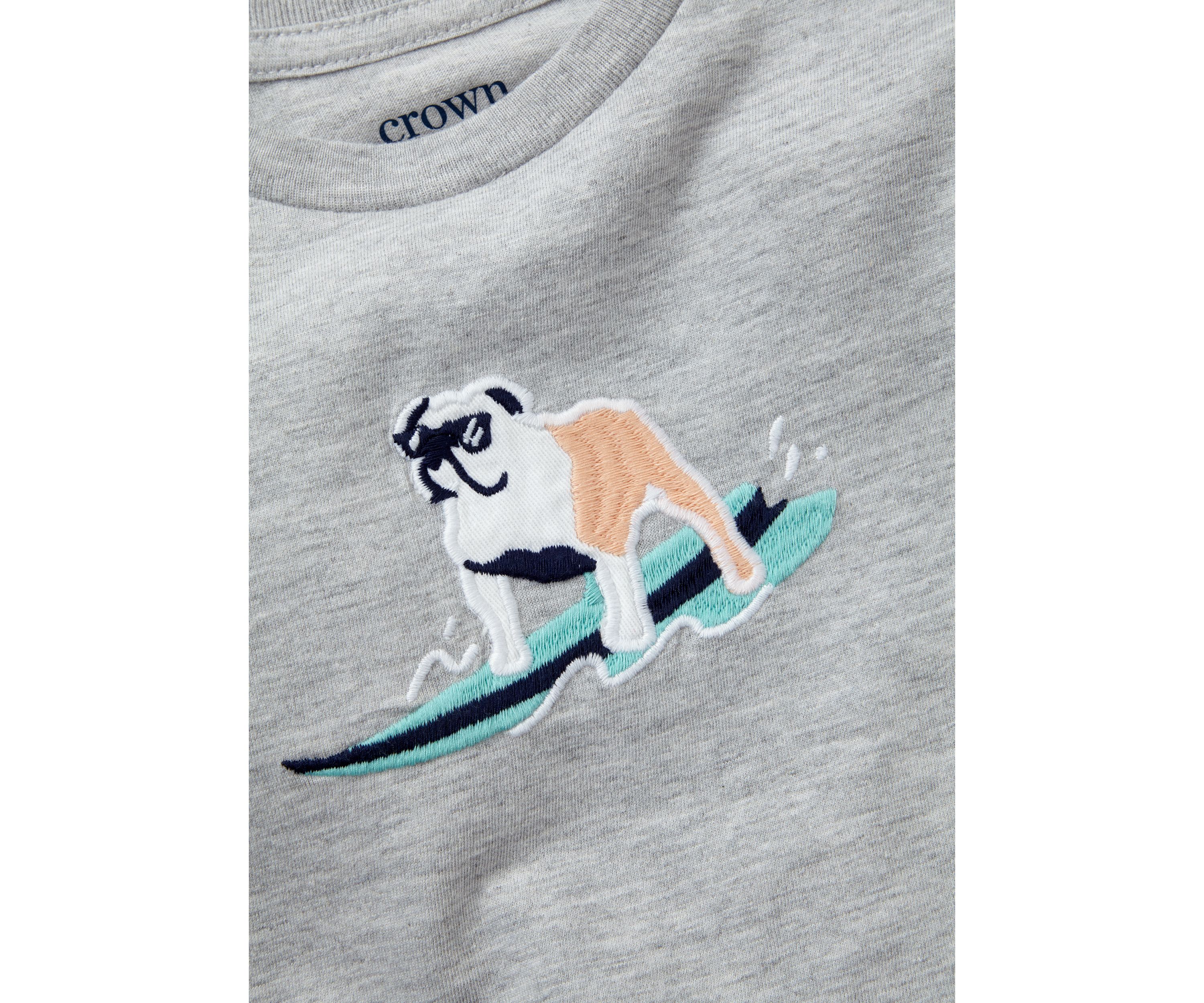 Boys 4-7 Short Sleeve Applique Graphic T-Shirt 