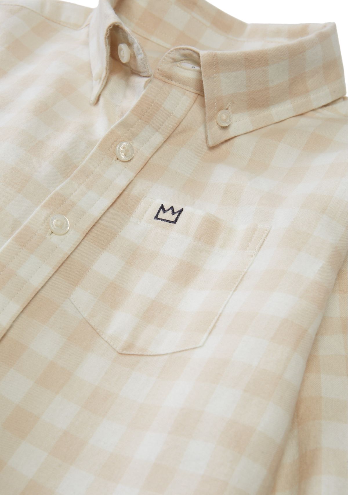 Boys 4-7 Twill Button Down Shirt