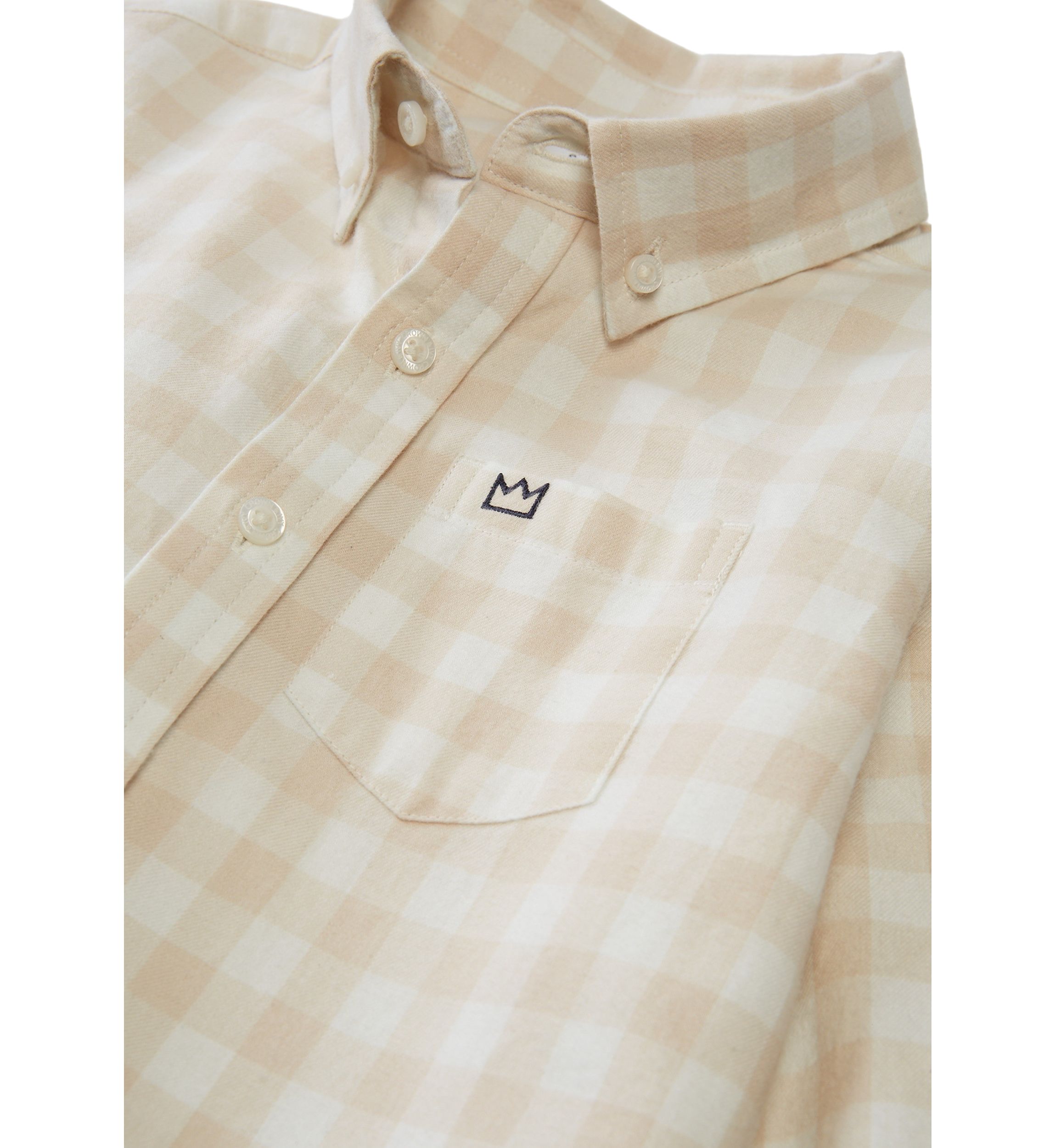 Boys 4-7 Twill Button Down Shirt