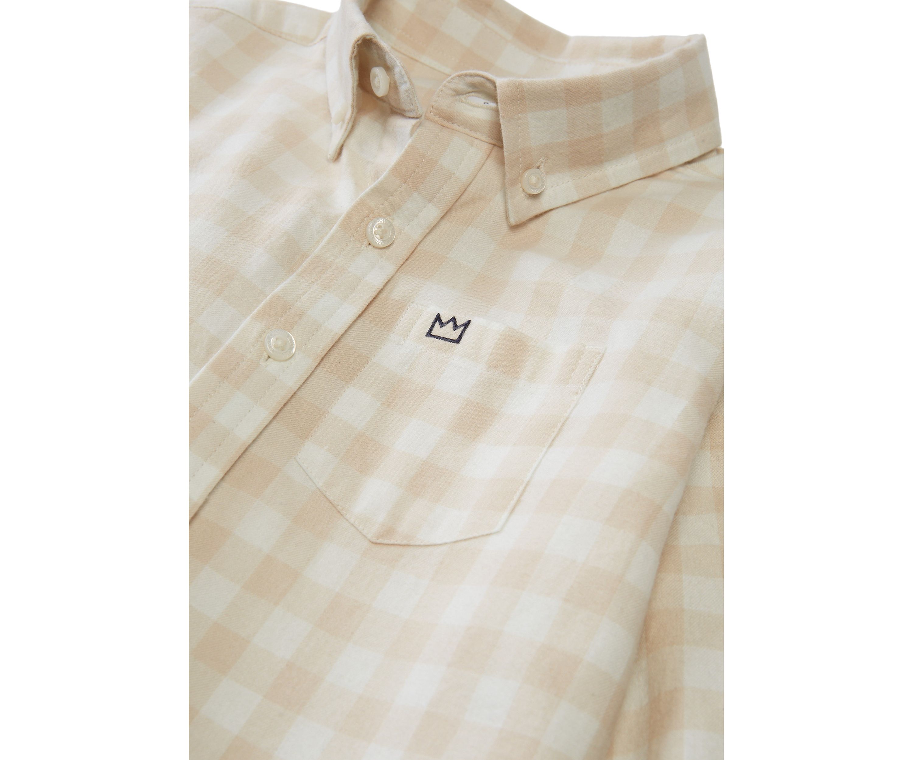 Boys 4-7 Twill Button Down Shirt