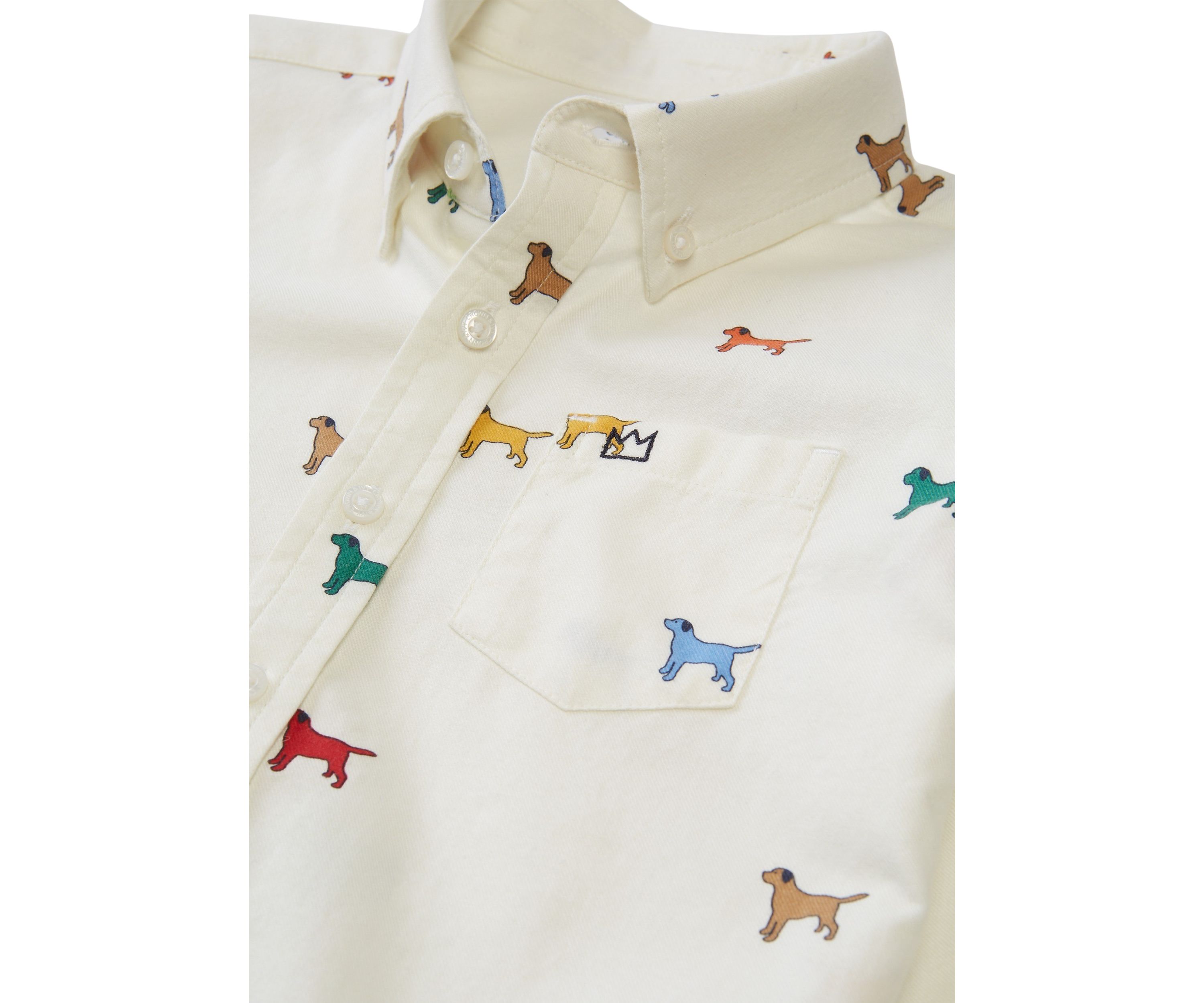 Boys 4-7 Printed Twill Shirt