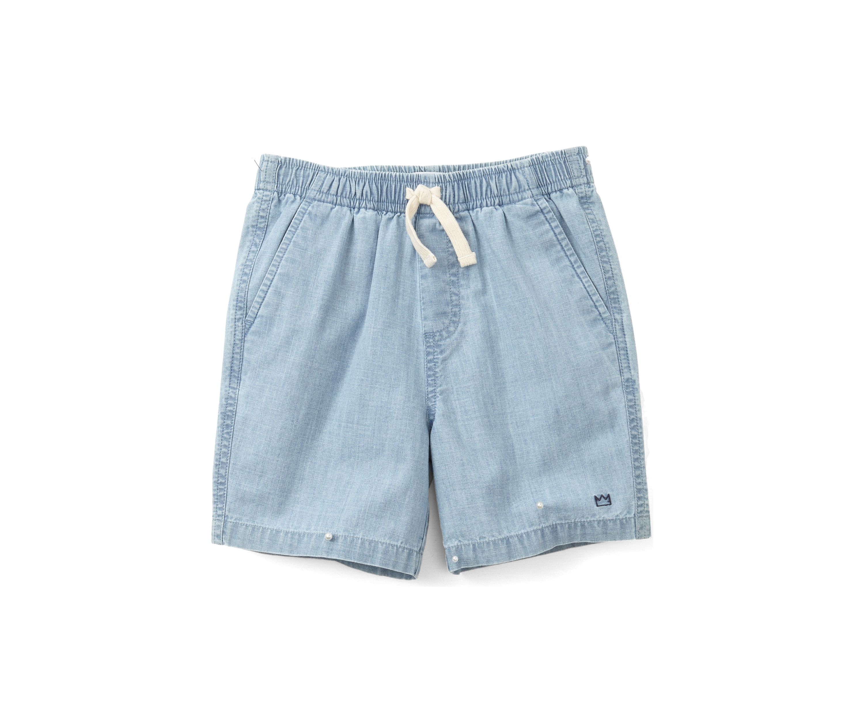 Boys 4-7 Chambray Deck Shorts
