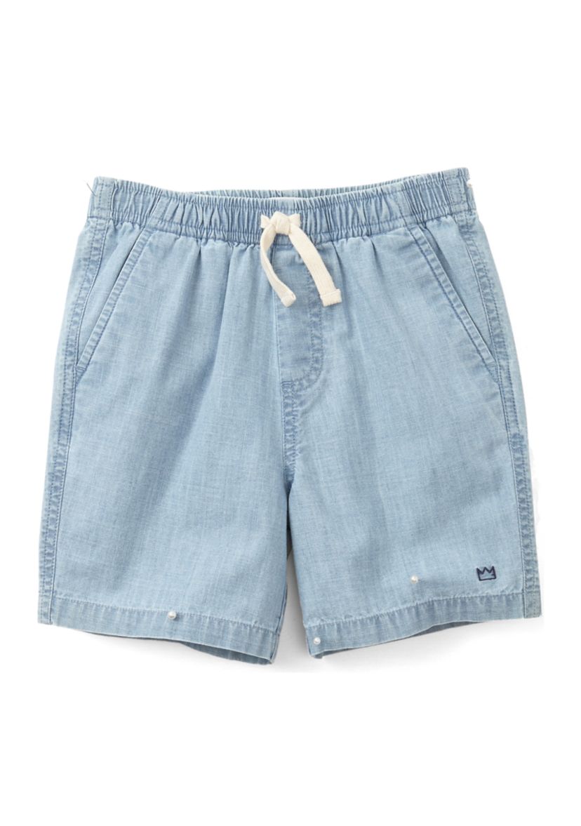 Boys 4-7 Chambray Deck Shorts