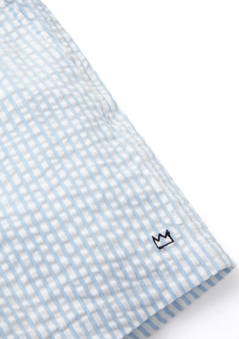 Boys 4-7 Seersucker Deck Shorts 