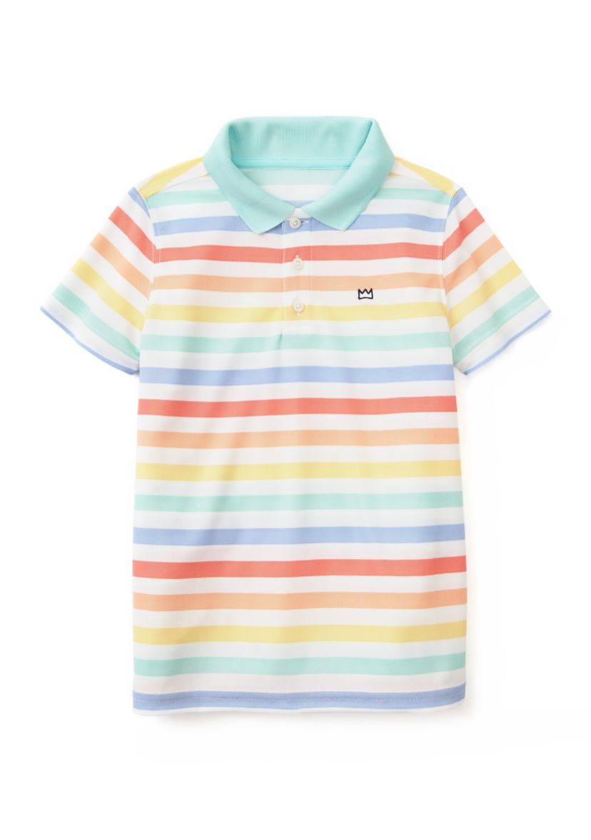 Boys 4-7 Stripe Performance Polo Shirt