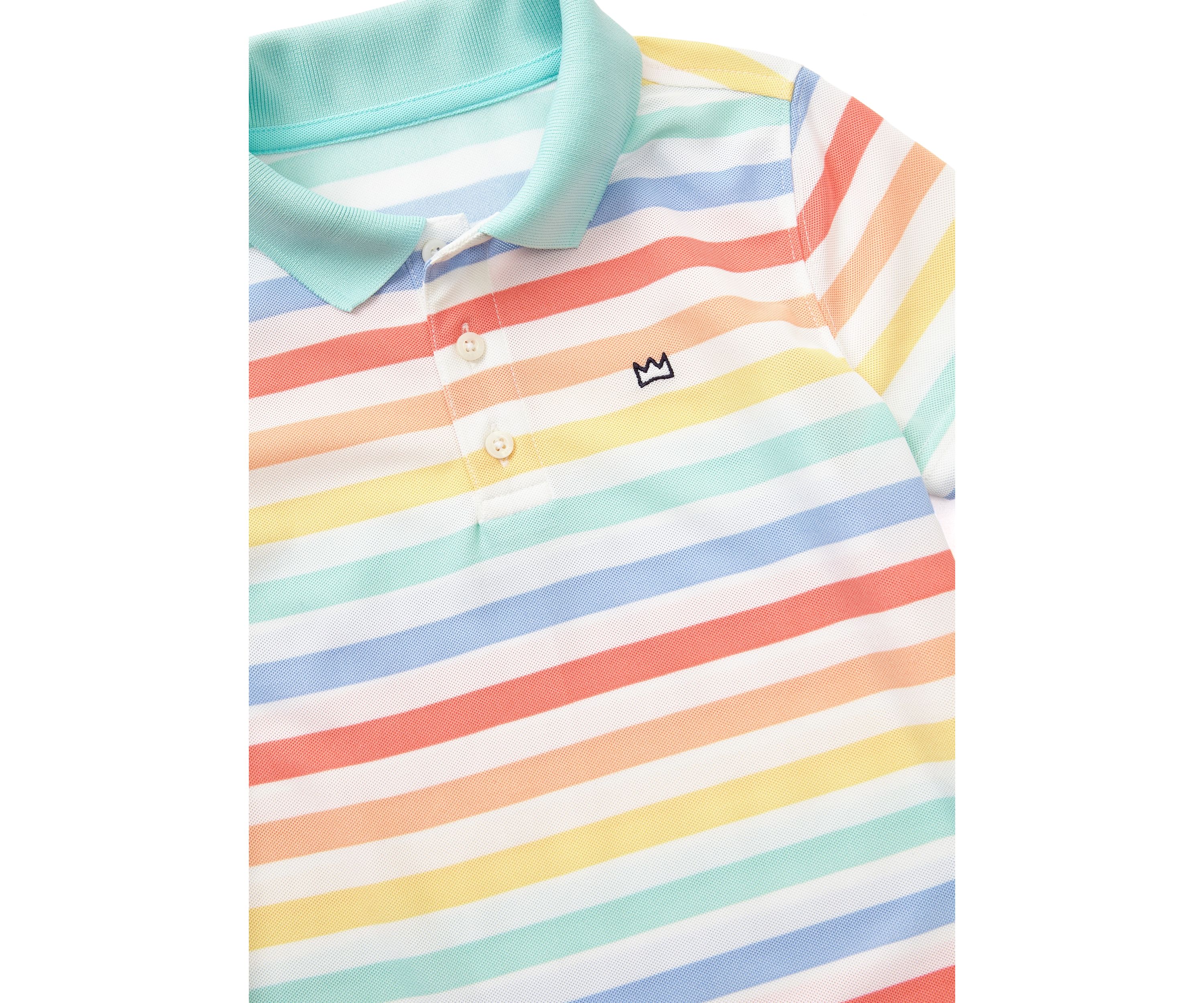 Boys 4-7 Stripe Performance Polo Shirt