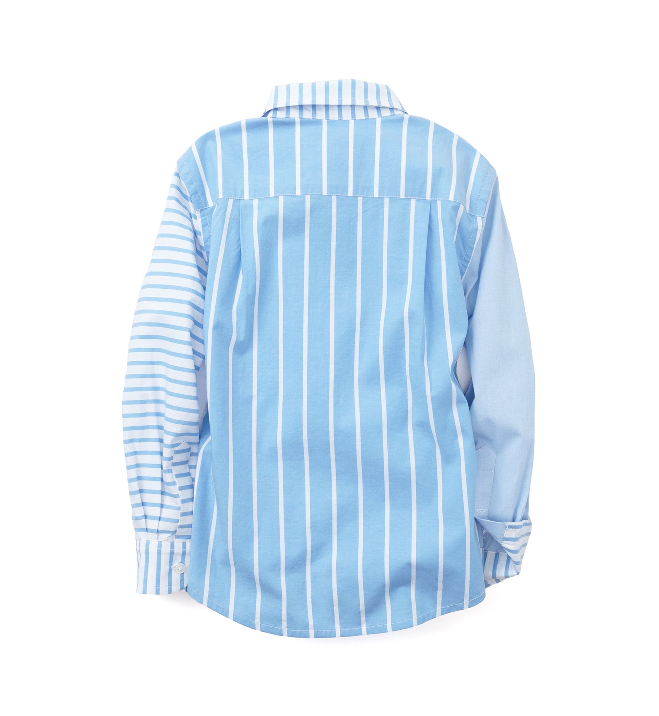 Boys 8-20 Mixed Stripe Button Down Shirt