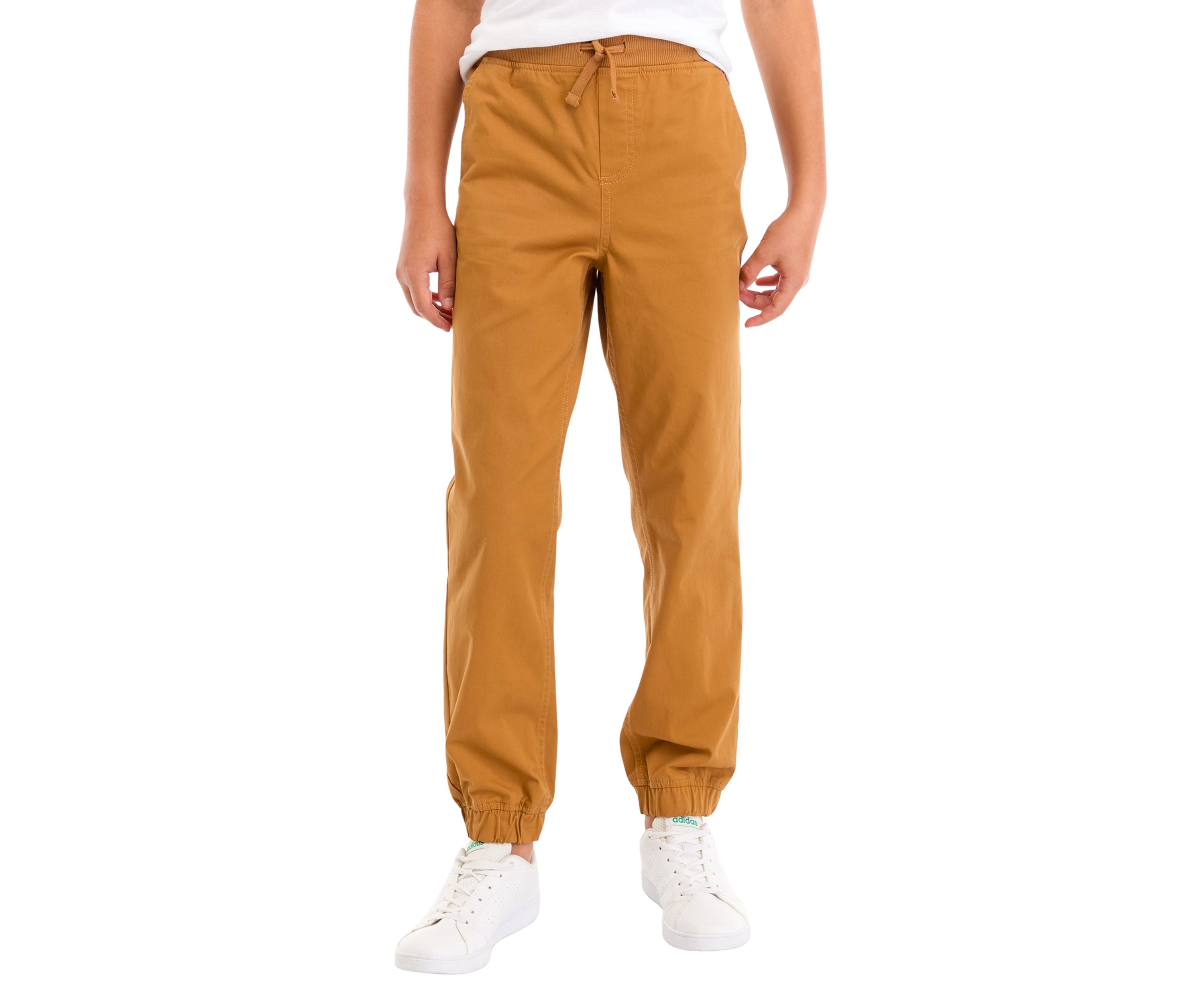 Boys 8-20 Husky Twill Jogger Pants