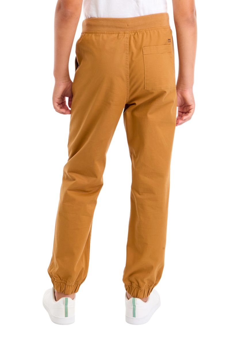 Boys 8-20 Husky Twill Jogger Pants