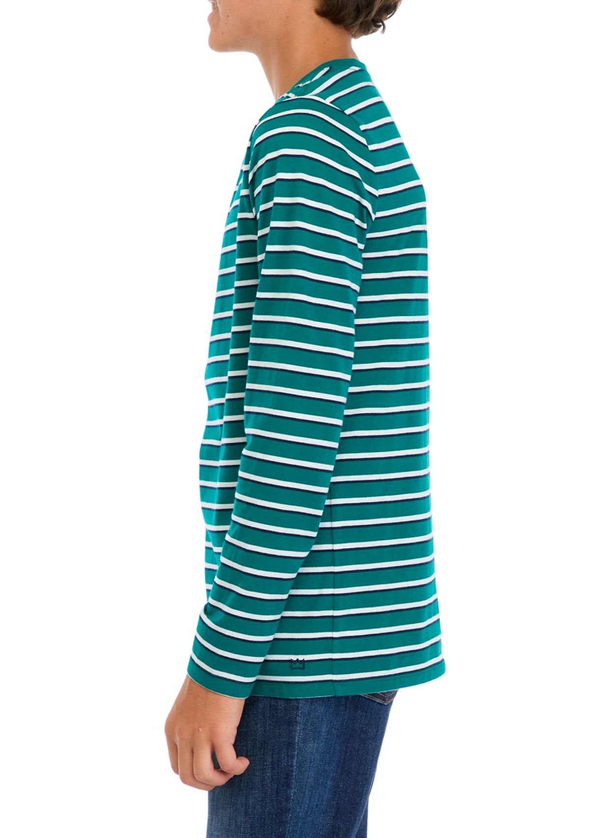Boys 8-20 Striped Crew Neck T-Shirt
