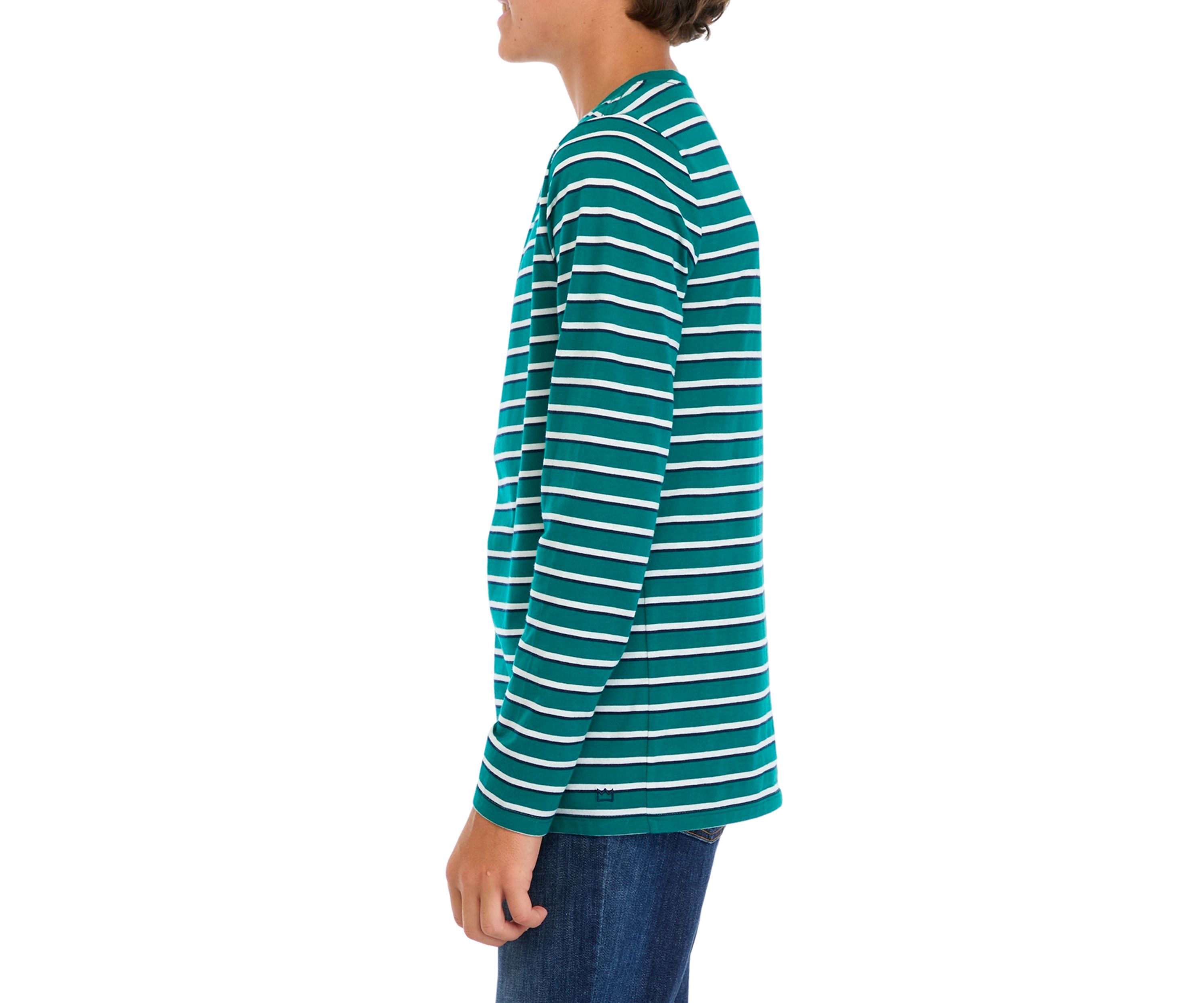 Boys 8-20 Striped Crew Neck T-Shirt