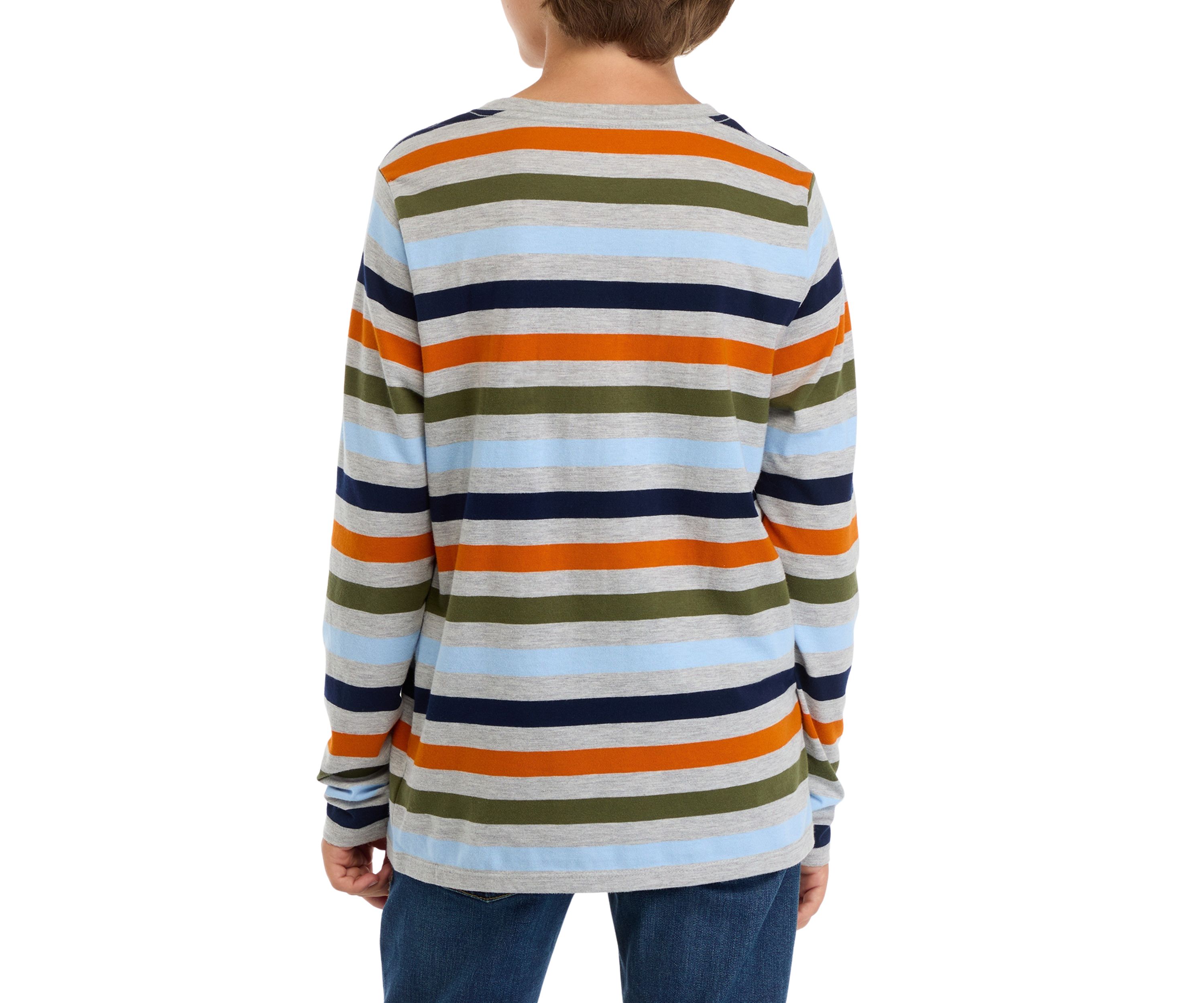 Boys 8-20 Striped Crew Neck T-Shirt 